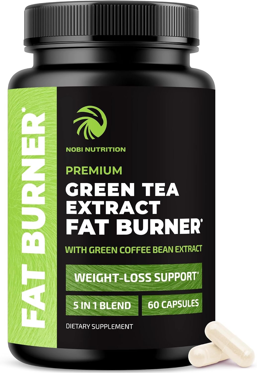 Green Tea Weight Loss Pills, 45% EGCG Green Tea Extract, Metabolism Booster