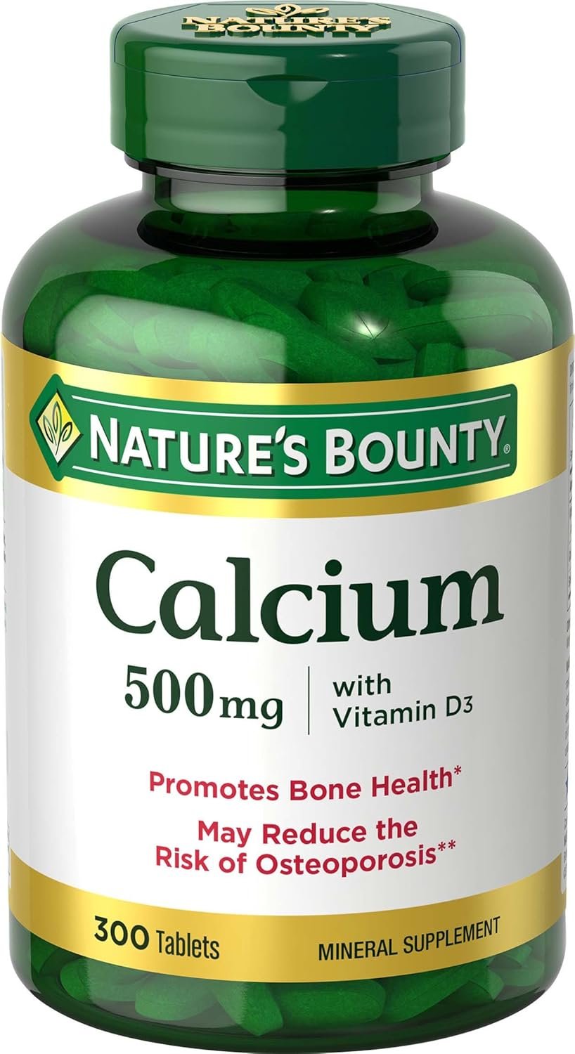 Nature’s Bounty Calcium Plus 400 IU Vitamin D3, 300 Tablets