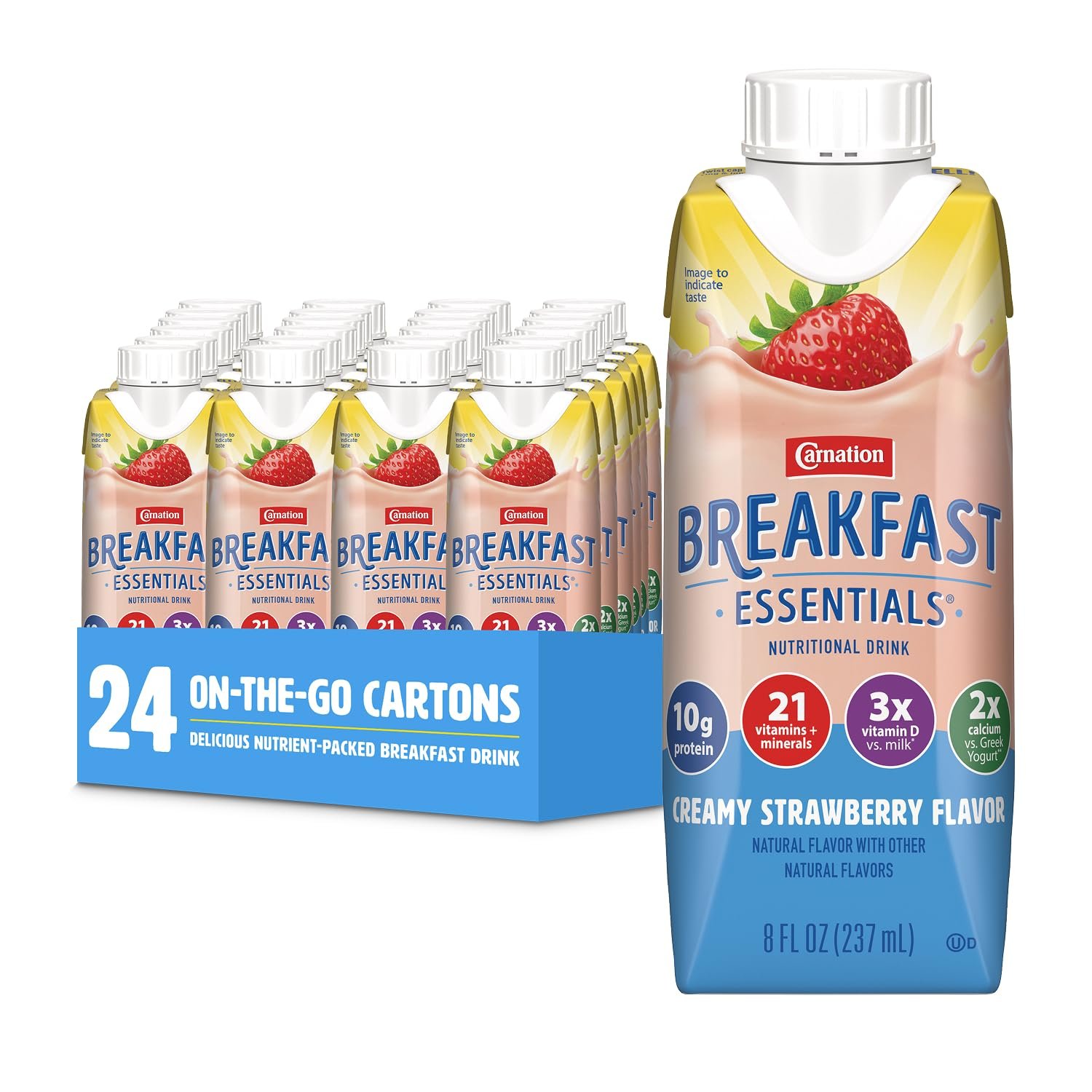 Carnation Breakfast Essentials Original Nutritional Drink, Strawberry