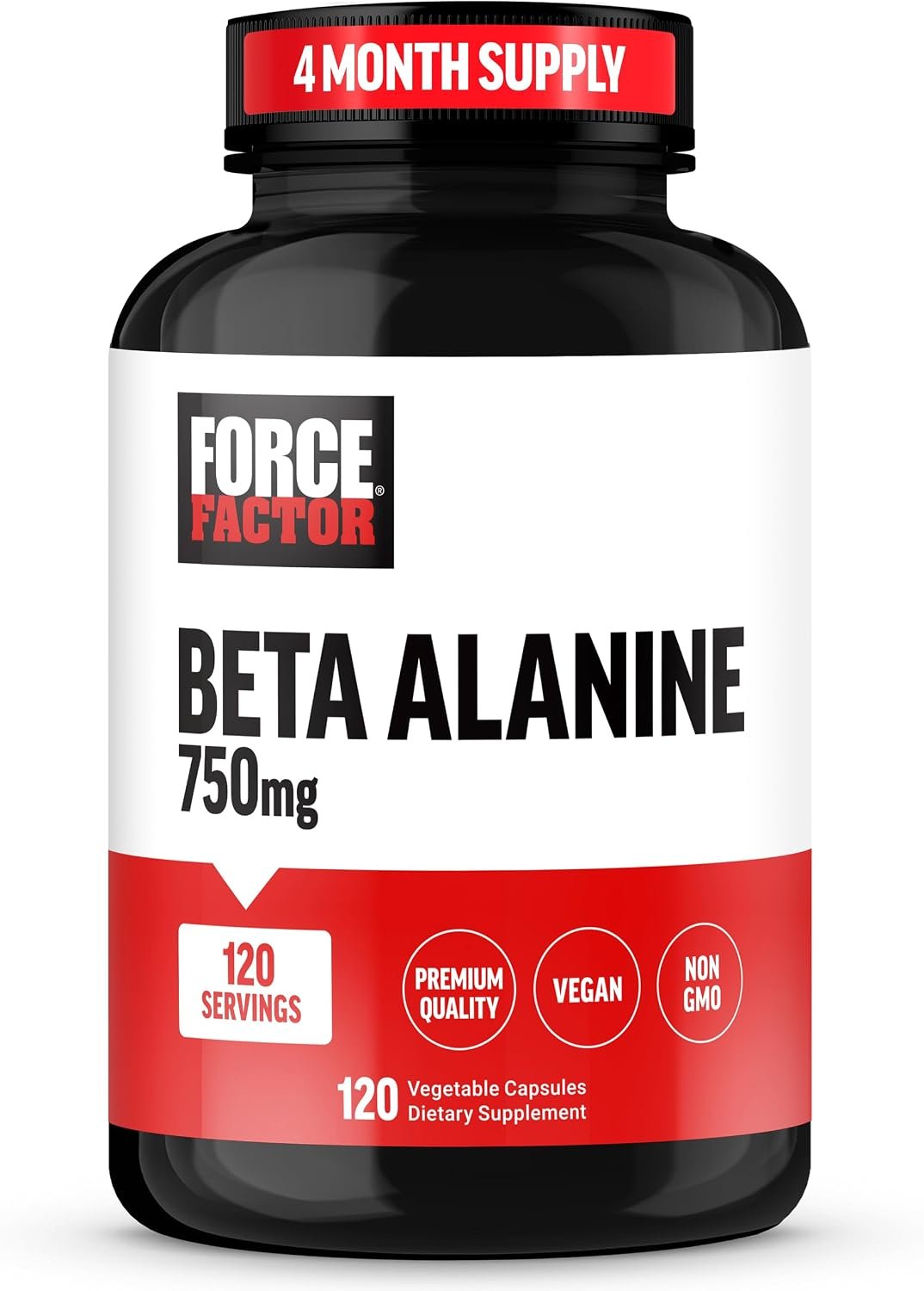 Force Factor Beta Alanine Capsules, Beta-Alanine Endurance Supplement