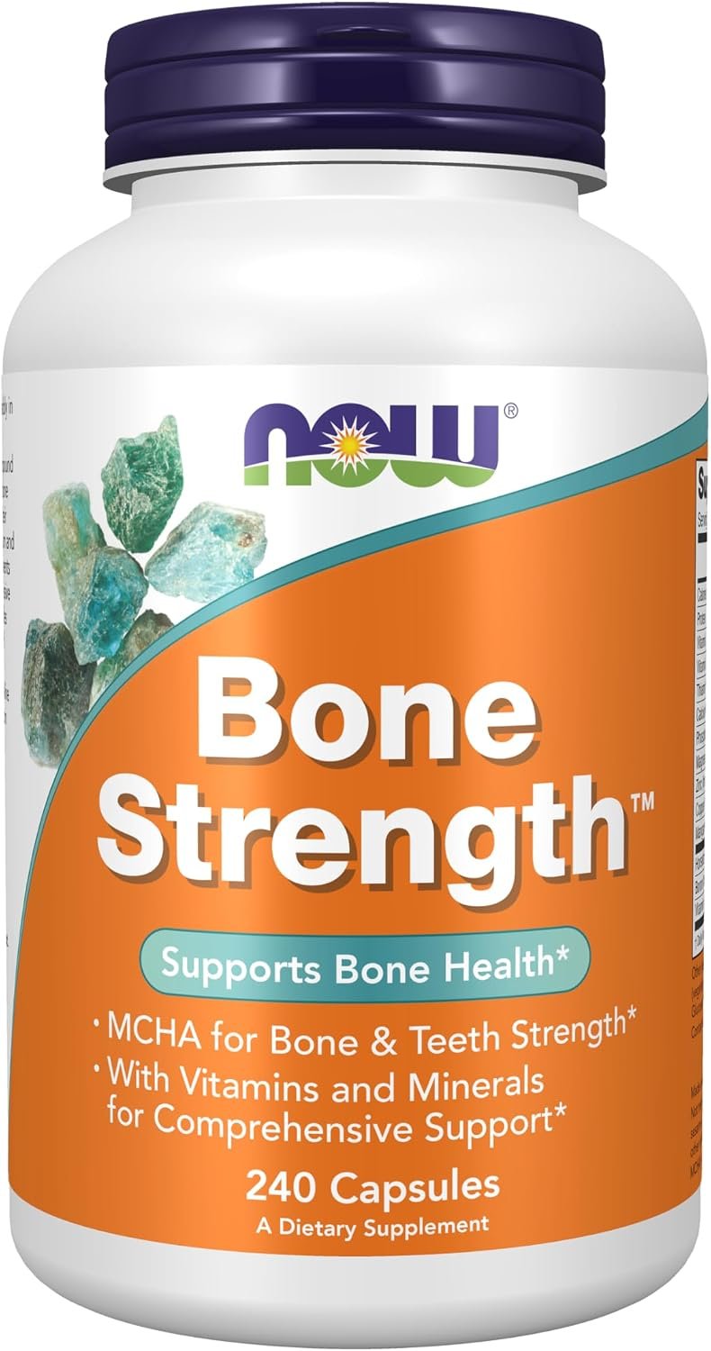 NOW Supplements, Bone Strength™ Microcrystalline Hydroxyapatite, 240 Caps