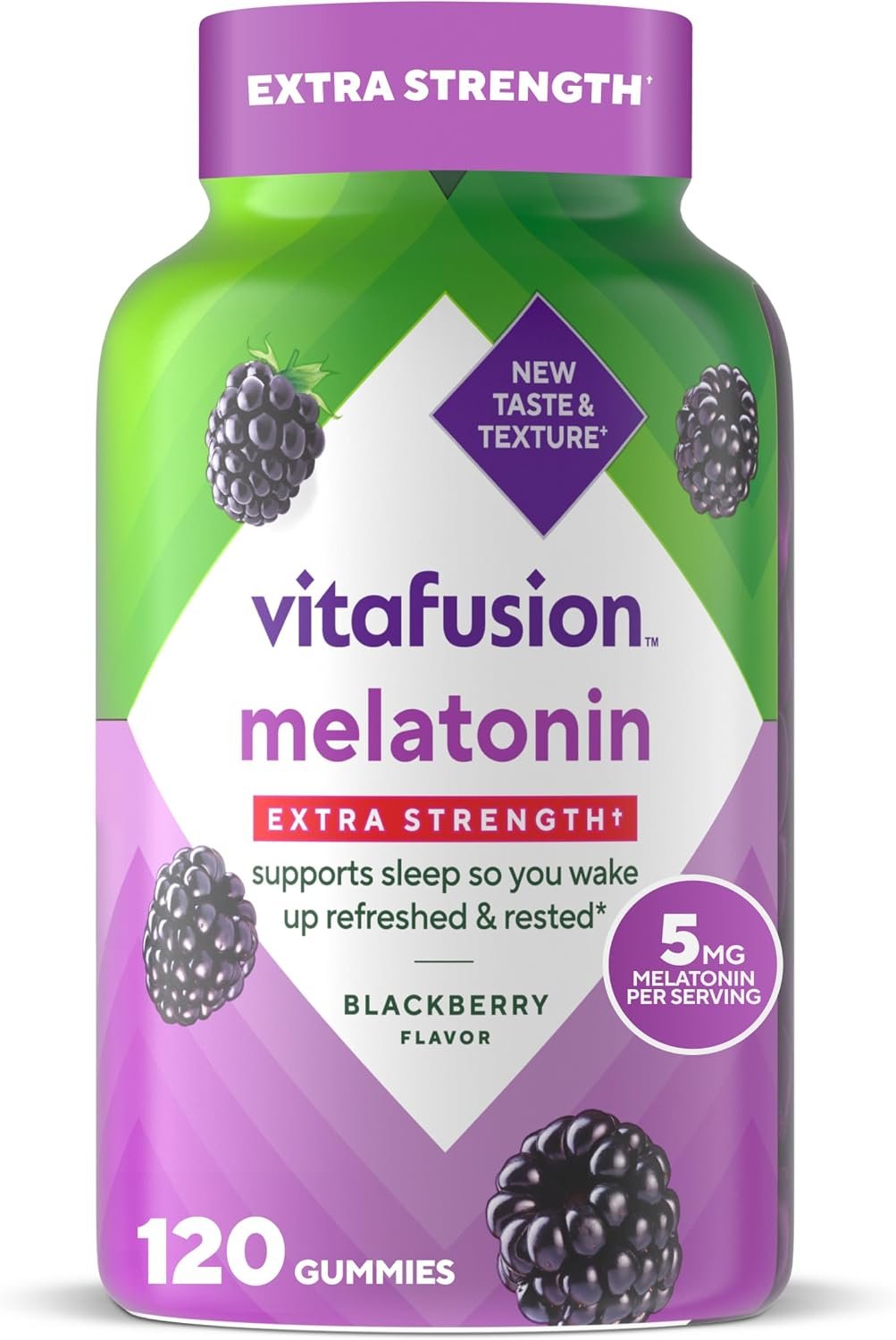 Vitafusion Melatonin Gummies 5mg Per 2 Gummies | 120 Count