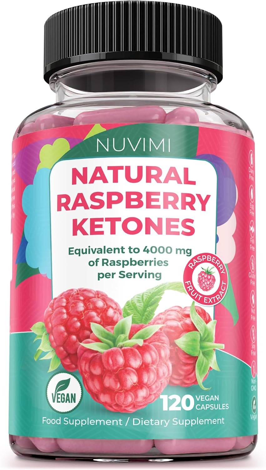 Raspberry Ketones – 4000 mg – Natural Dietary Food Supplement to Help Support Healthy Keto Diet for Men & Women – 120 Vegan Capsules