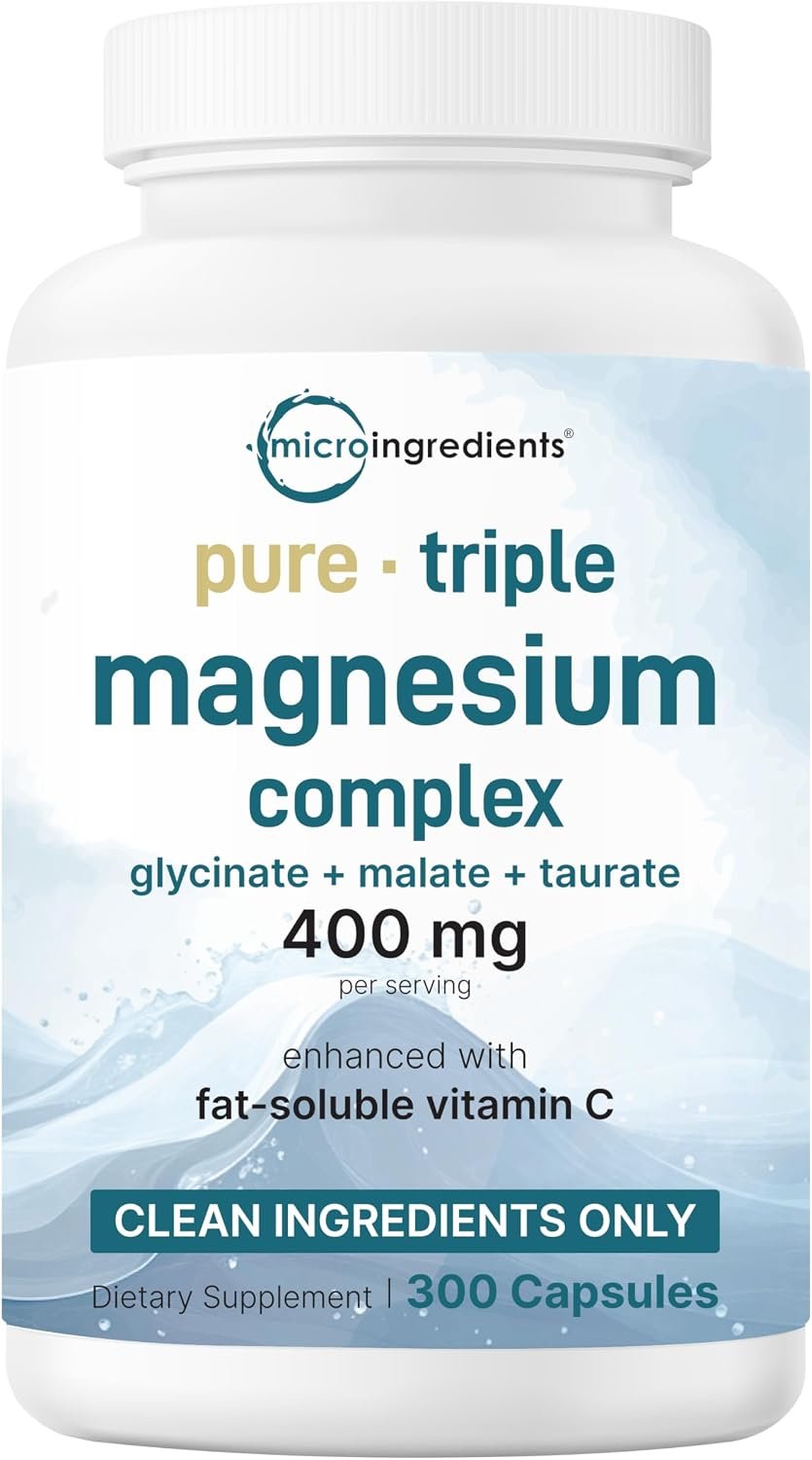 Micro Ingredients Pure Triple Magnesium Complex | 300 Capsules