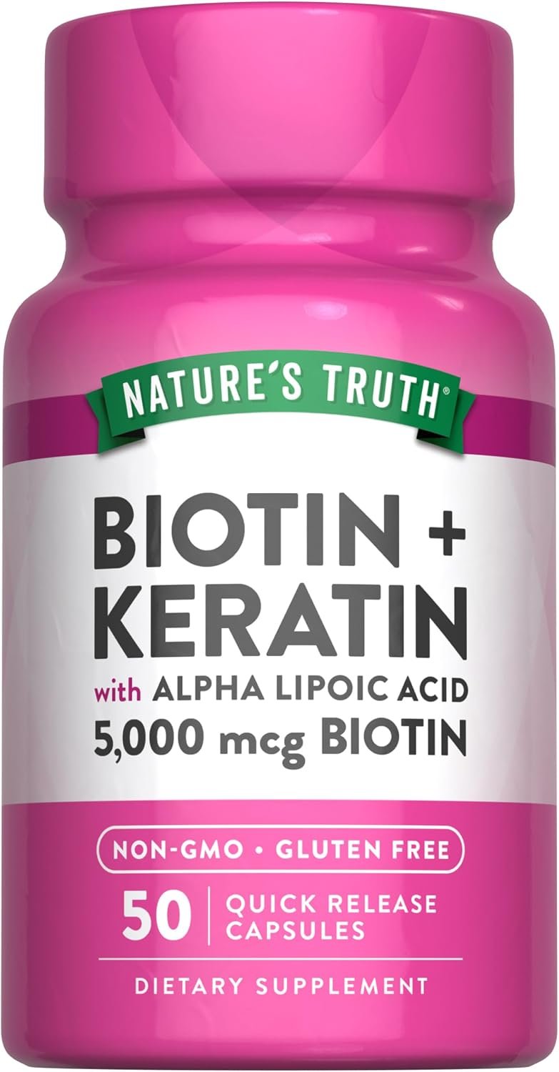 Nature’s Truth Beauty Complex | 5000 mcg of Biotin | 50 Capsules