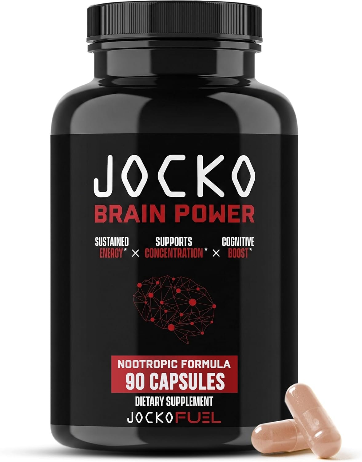 Jocko Fuel Brain Power Nootropics L Theanine Supplement | 30 Serving