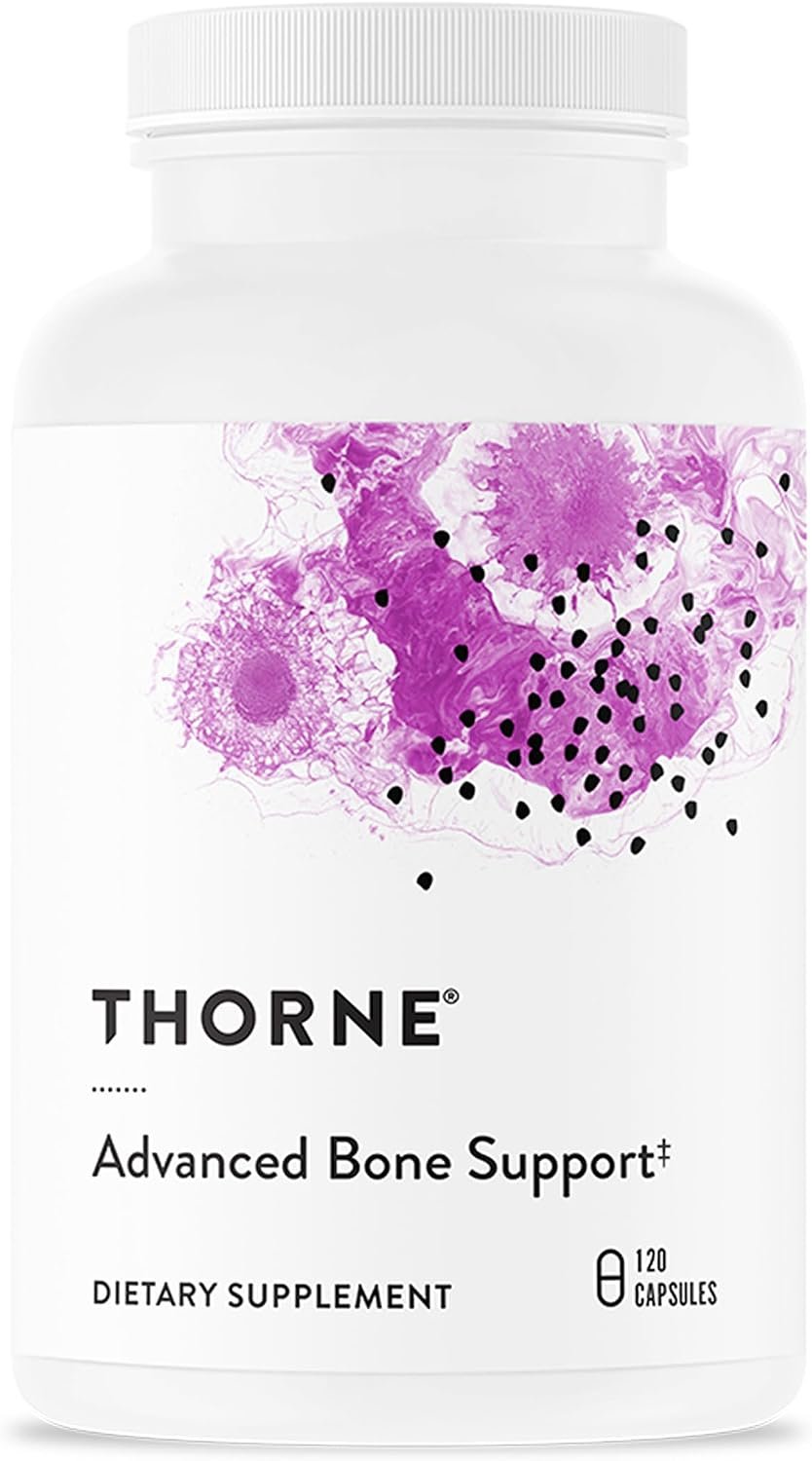 THORNE Advanced Bone Support, Calcium, Magnesium & Vitamin D3, 120 Capsules