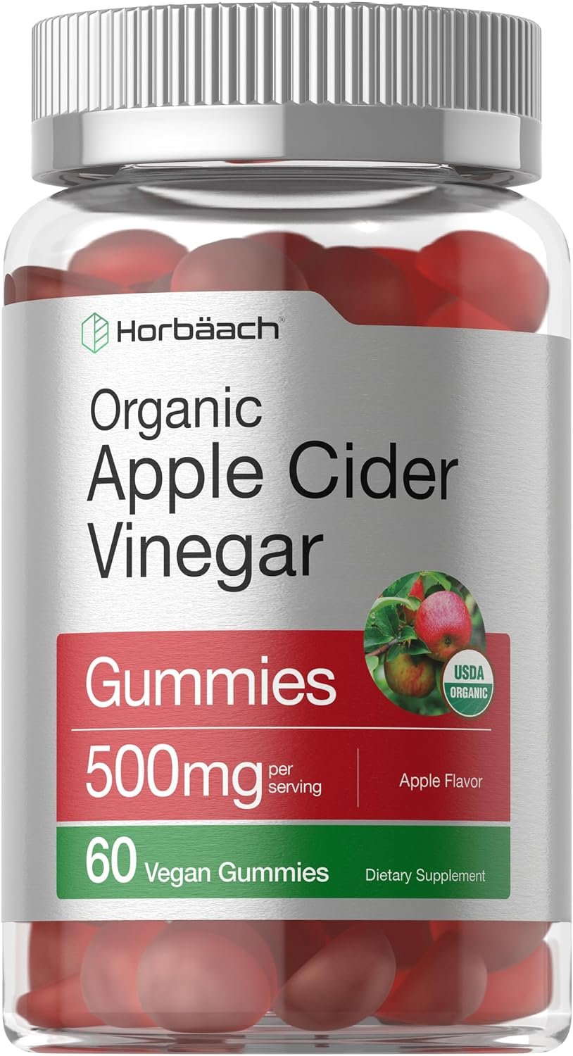 Horbäach Organic Apple Cider Vinegar Gummies | 60 Gummies