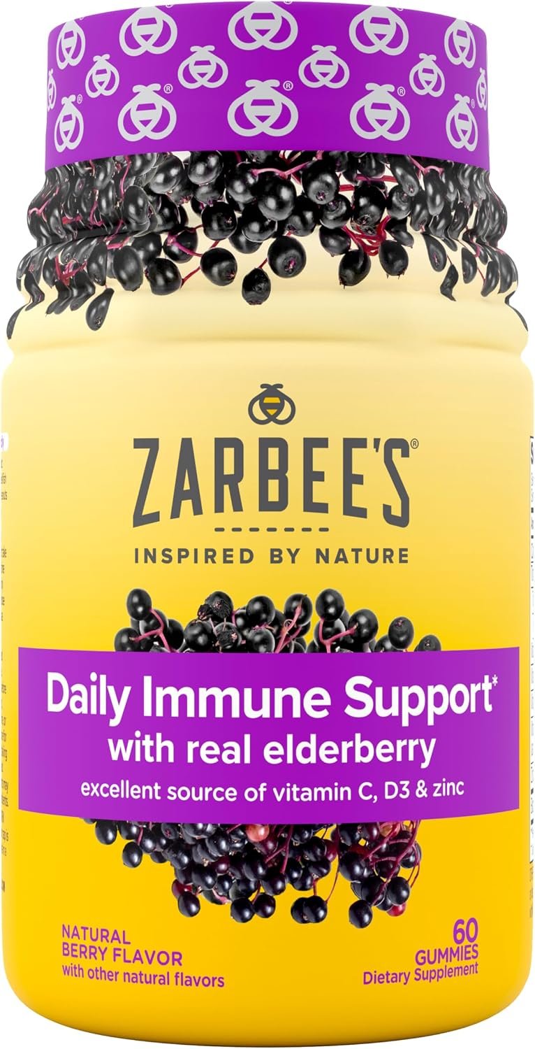 Zarbee’s Kids Elderberry Immune Support Gummies, 60 ct