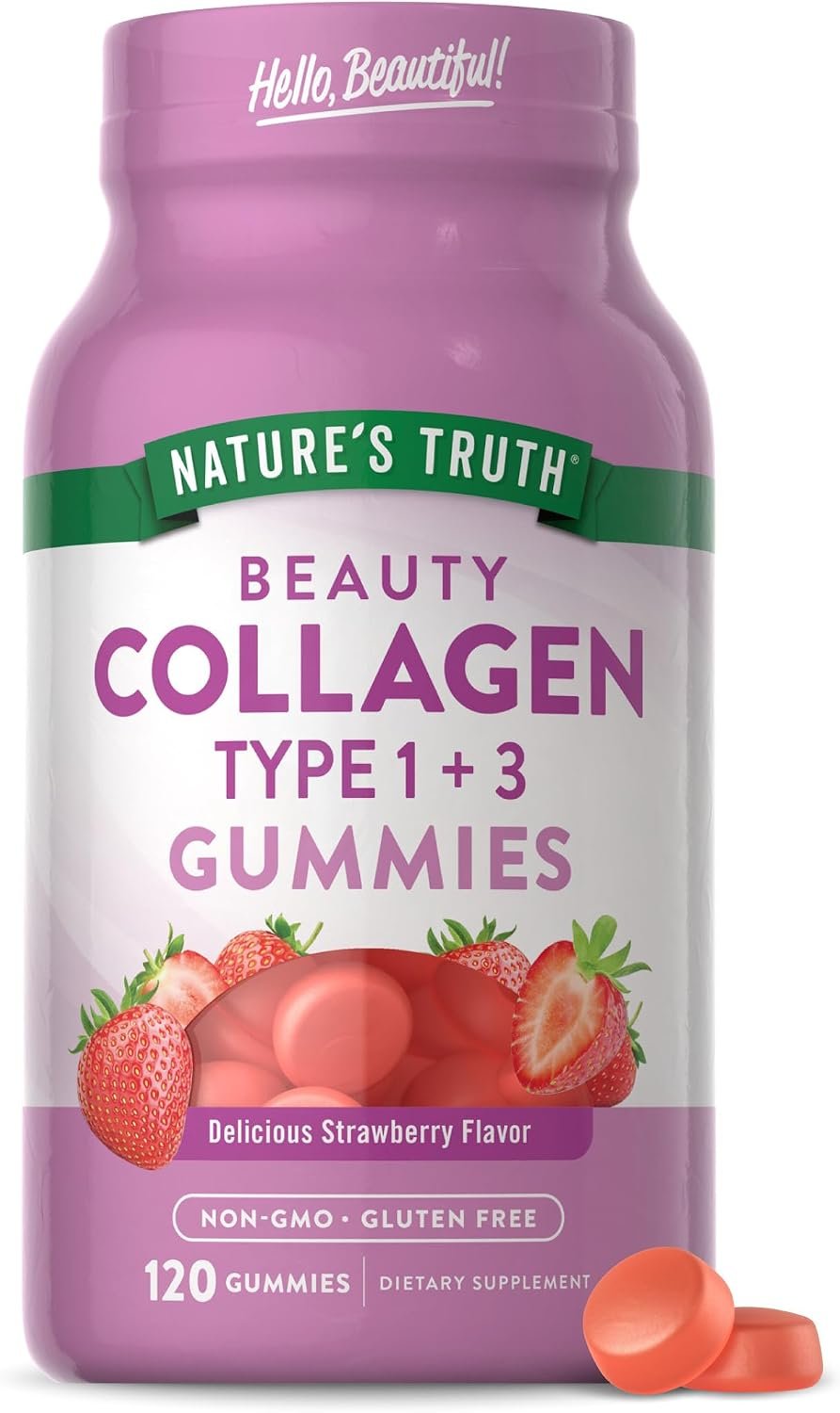 Nature’s Truth Collagen Peptide Gummies for Women | 120 Count