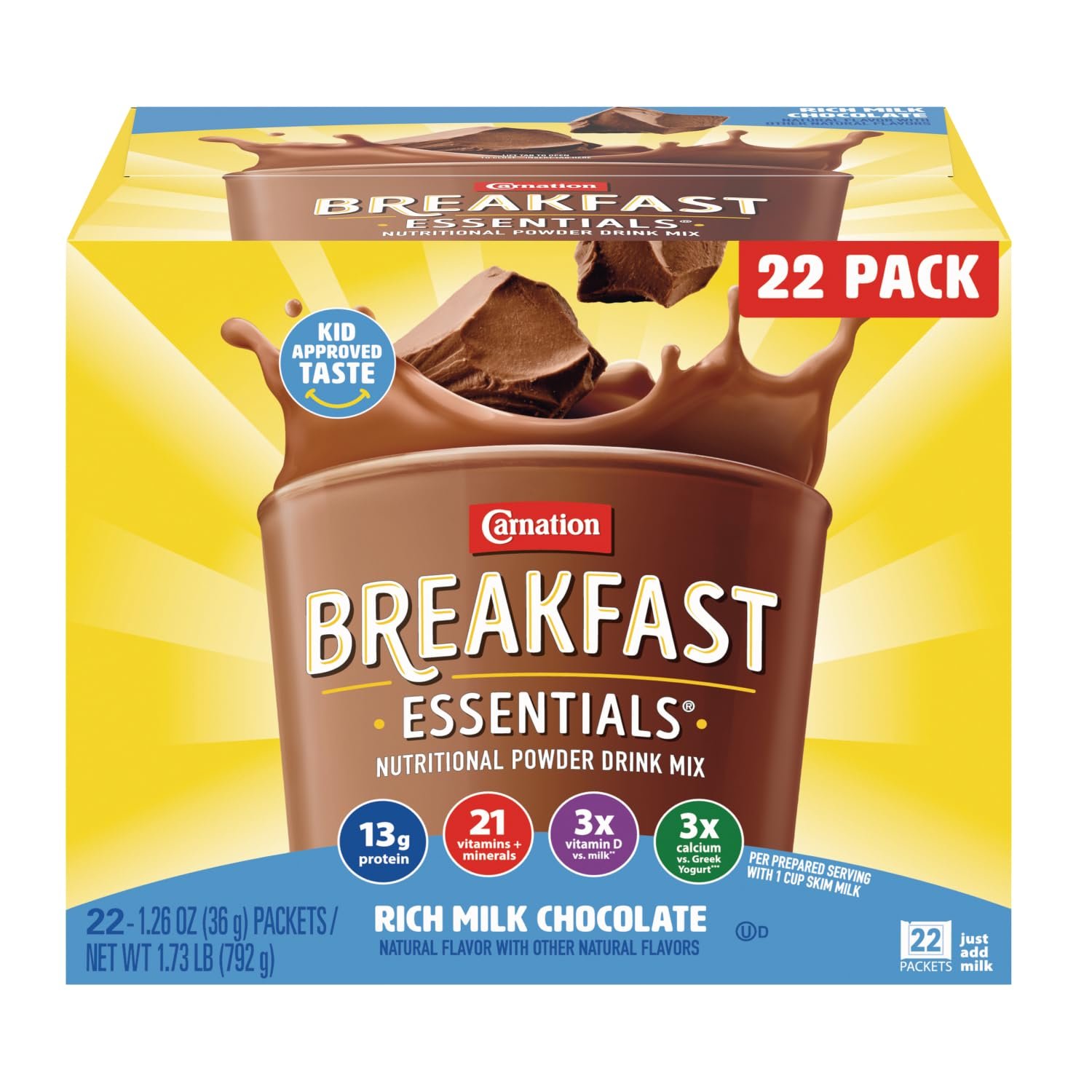 Carnation Breakfast Essentials Original Nutritional Powder Drink Mix