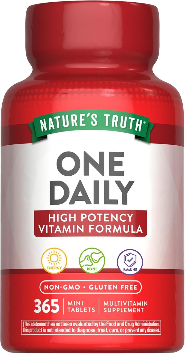 Nature’s Truth One Daily Multivitamin for Men and Women | 365 Mini Tablets