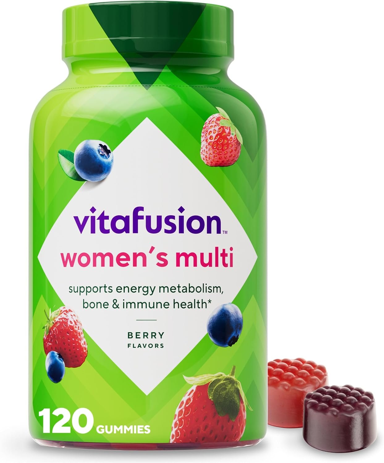 Vitafusion Women’s Multivitamin Gummy | Yummy Berry Flavor | 120 Gummies