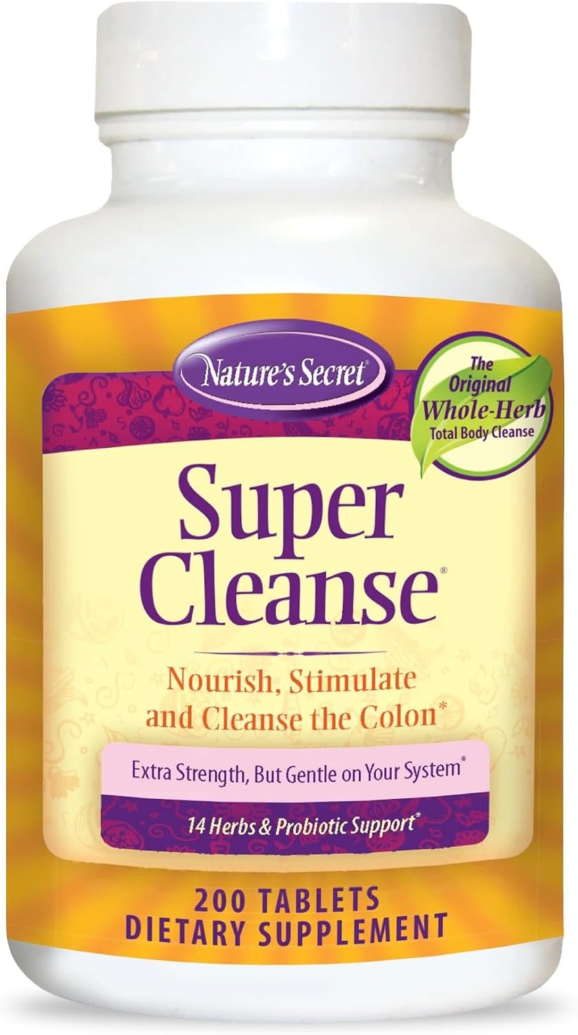 Nature’s Secret – Super Cleanse, 200 tablets