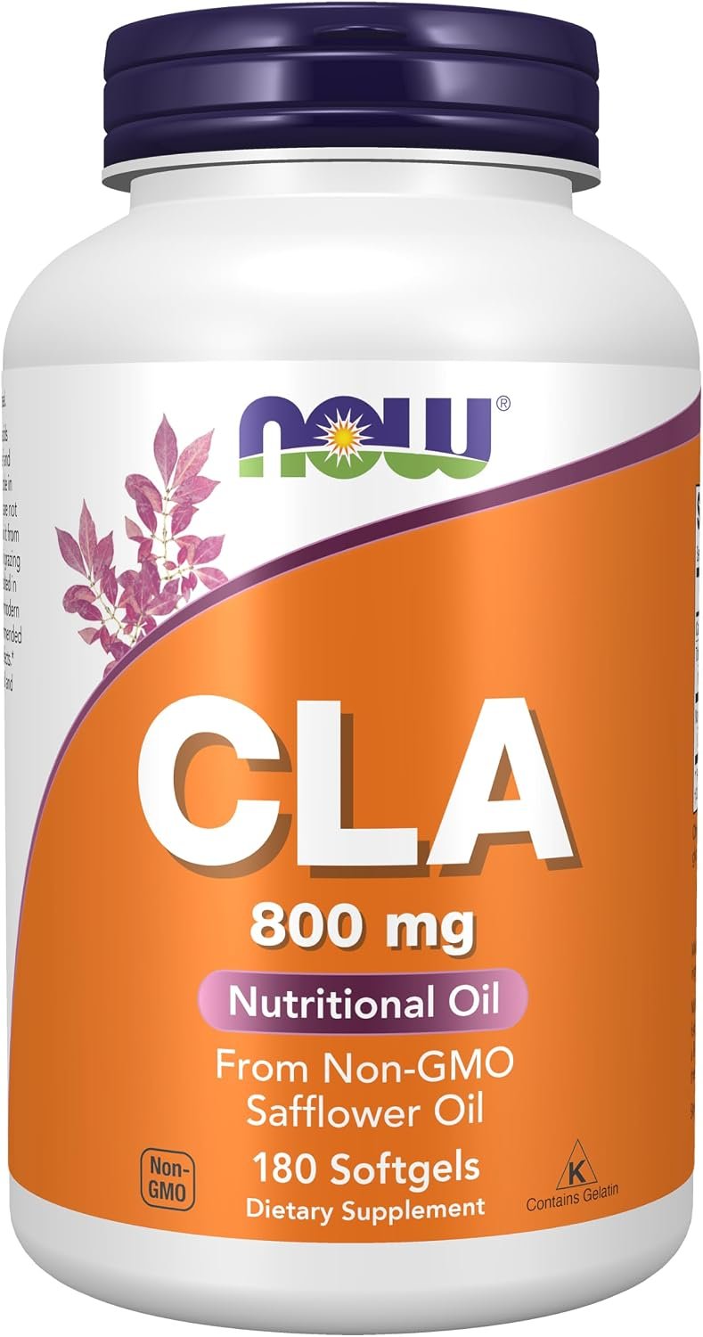 NOW Supplements, CLA 800 mg, Nutritional Oil, 180 Softgels