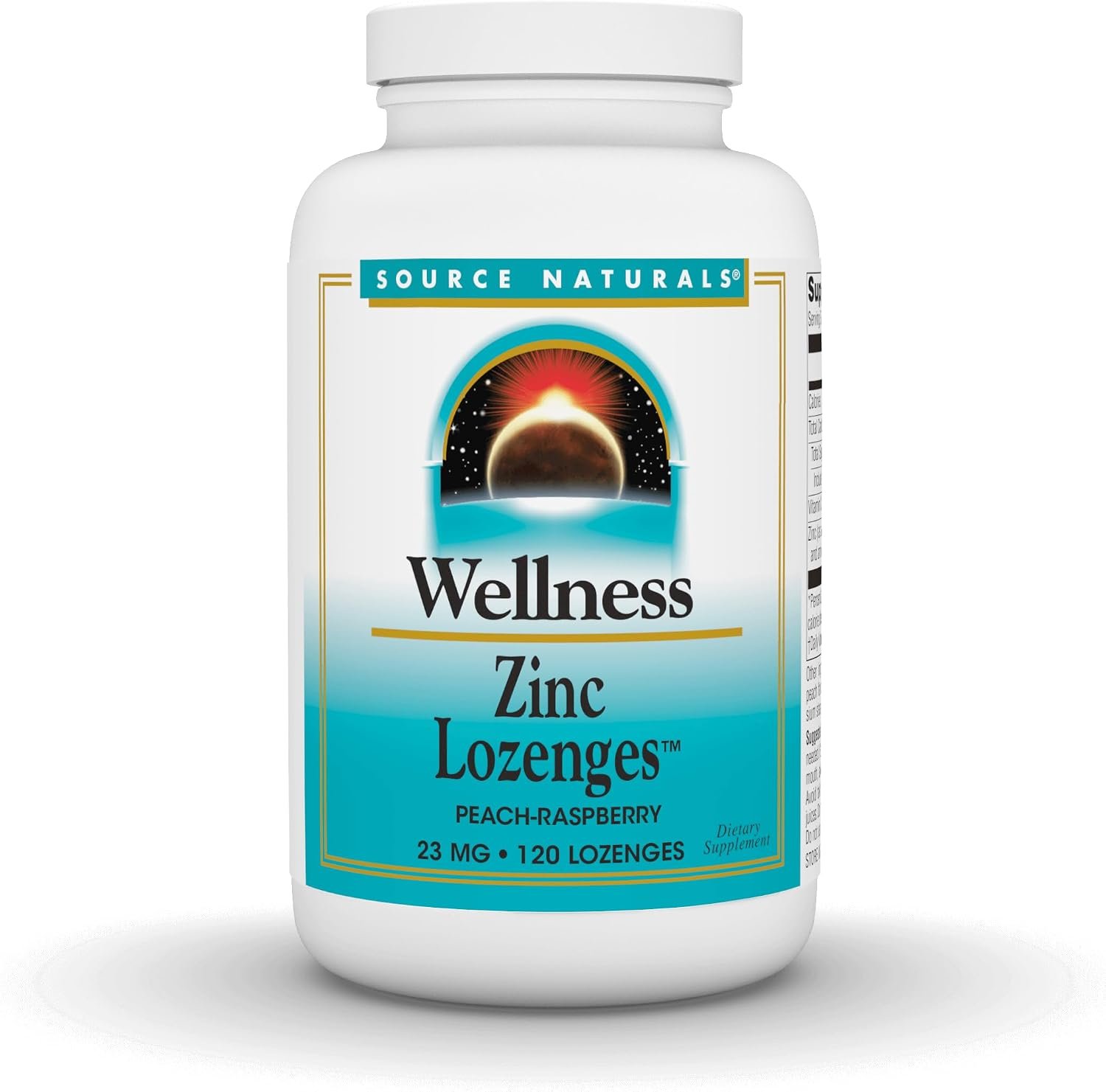 Source Naturals Wellness Zinc Lozenges, 23mg – 120 Lozenges