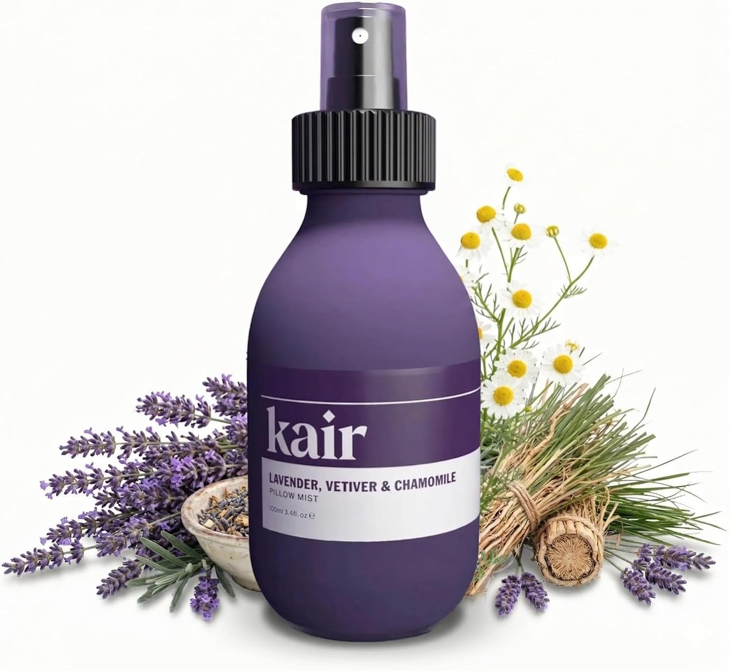Kair Pillow Spray Mist, Lavender Vetiver & Chamomile, Natural Aromatherapy
