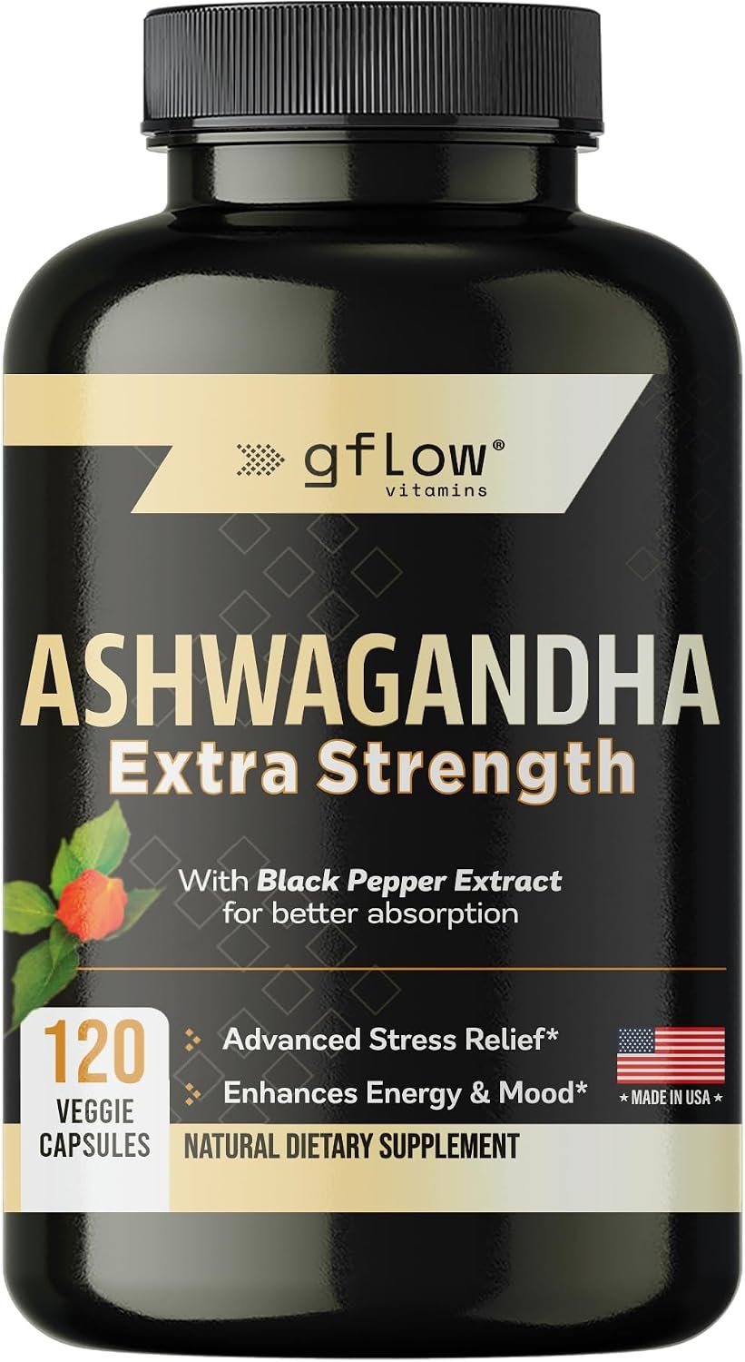 gflow vitamins Ashwagandha Supplements for Women and Men