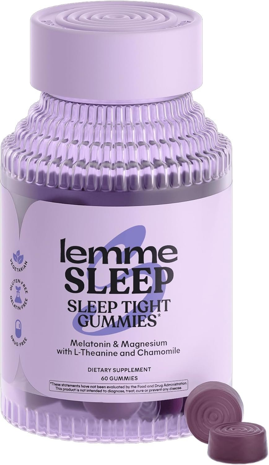 Lemme Sleep Gummies with 5mg Melatonin, 30-Day Supply