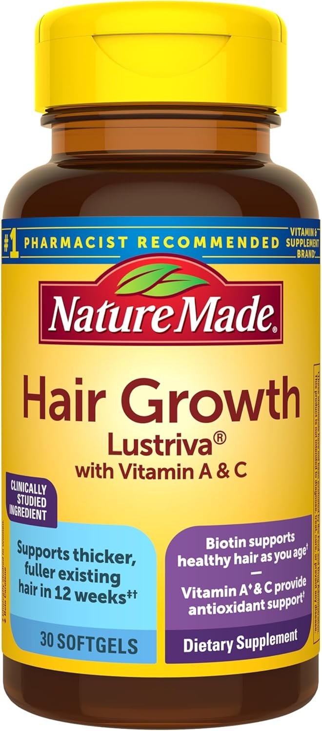 Nature Made Hair Growth Softgels, 30 Softgels