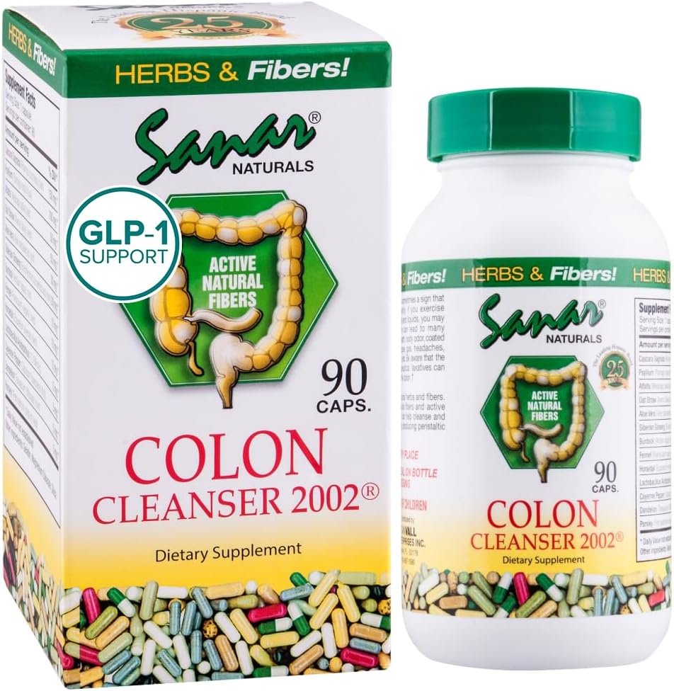 Sanar Naturals Colon Cleanse, Psyllium Husk Fiber & Probiotics