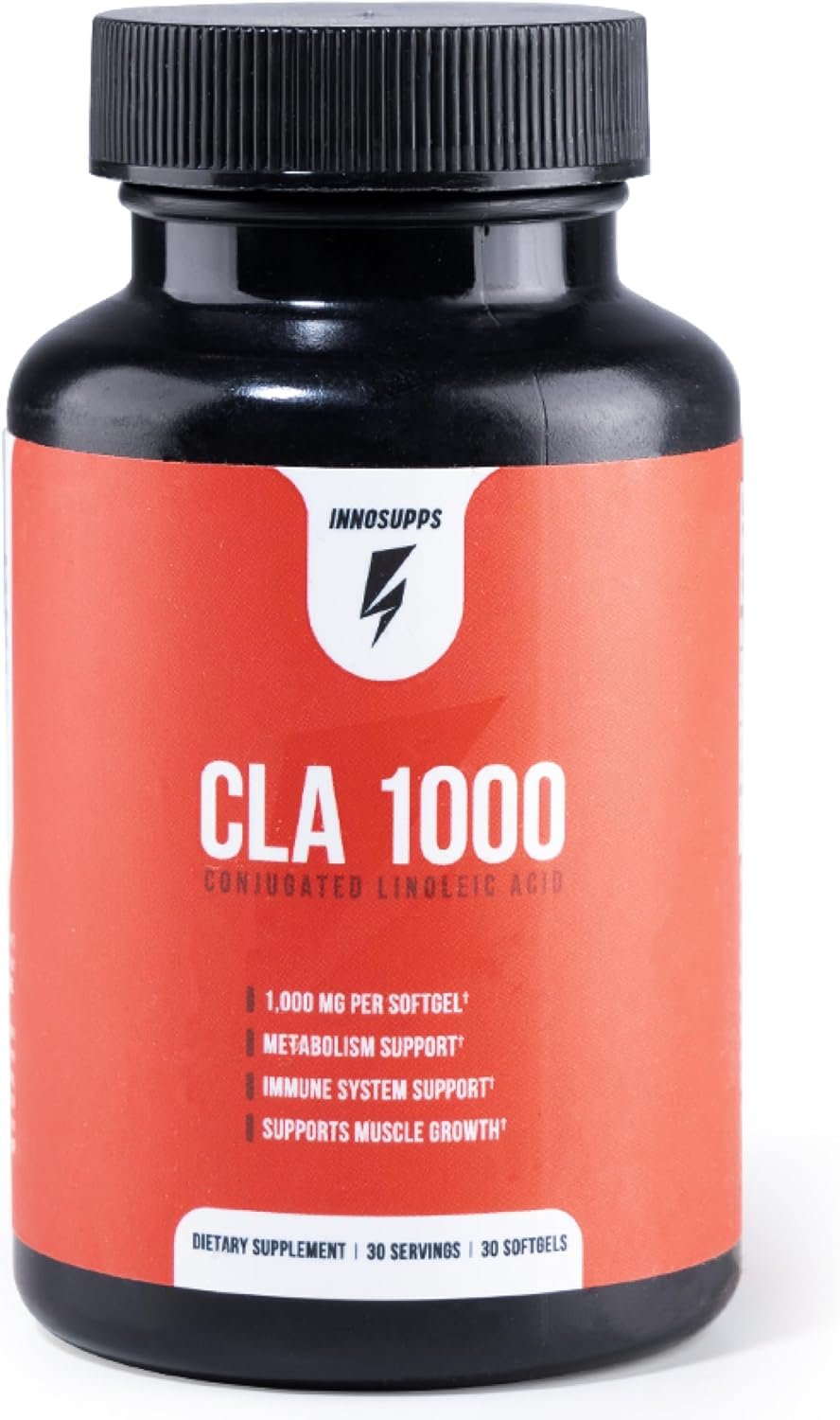 InnoSupps CLA 1000-1000mg CLA Supplements – Supports Metabolism, Lean Muscle Recovery, Growth, Stamina, and Immune Health – Premium Conjugated Linoleic Acid Softgels – 30 Day Supply