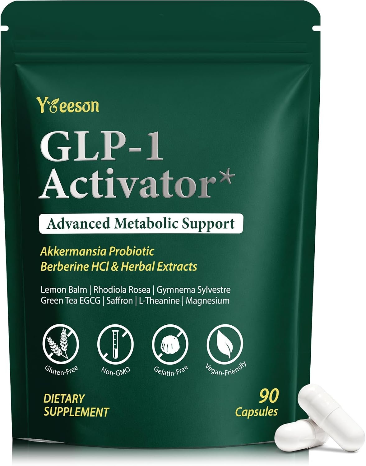 GLP-1 Support Supplement for Healthy Weight Management, Appetite Balance