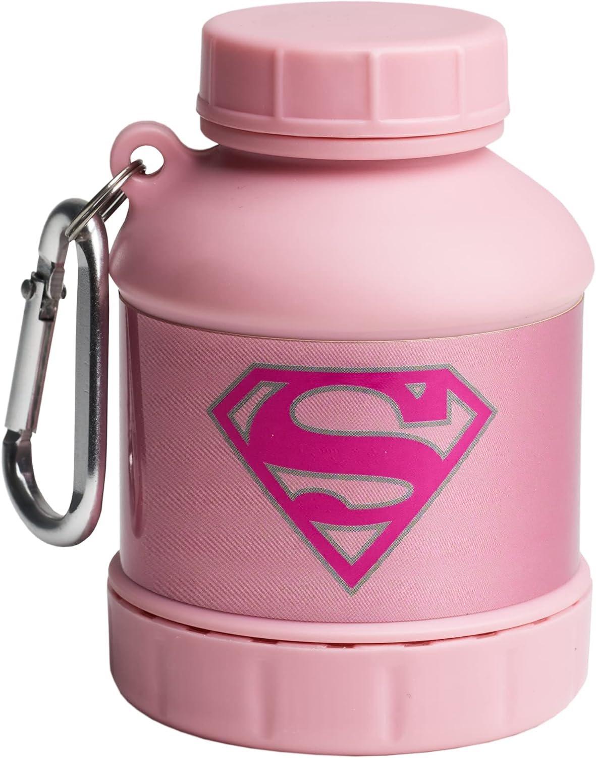 Smartshake Justice League Protein Powder Storage Container 50g Protein Shaker Bottle Funnel 110ml BPA, DC Comics Protein Shakes Bottle Storage (Supergirl)
