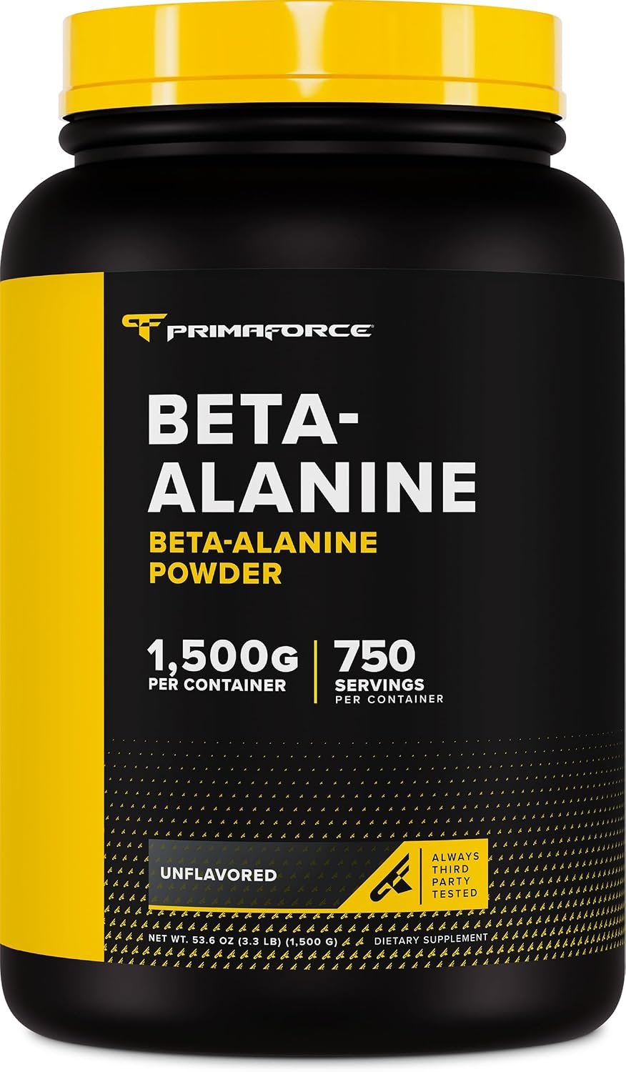 Primaforce Beta Alanine Powder (1.5 kg) Unflavored, Gluten Free