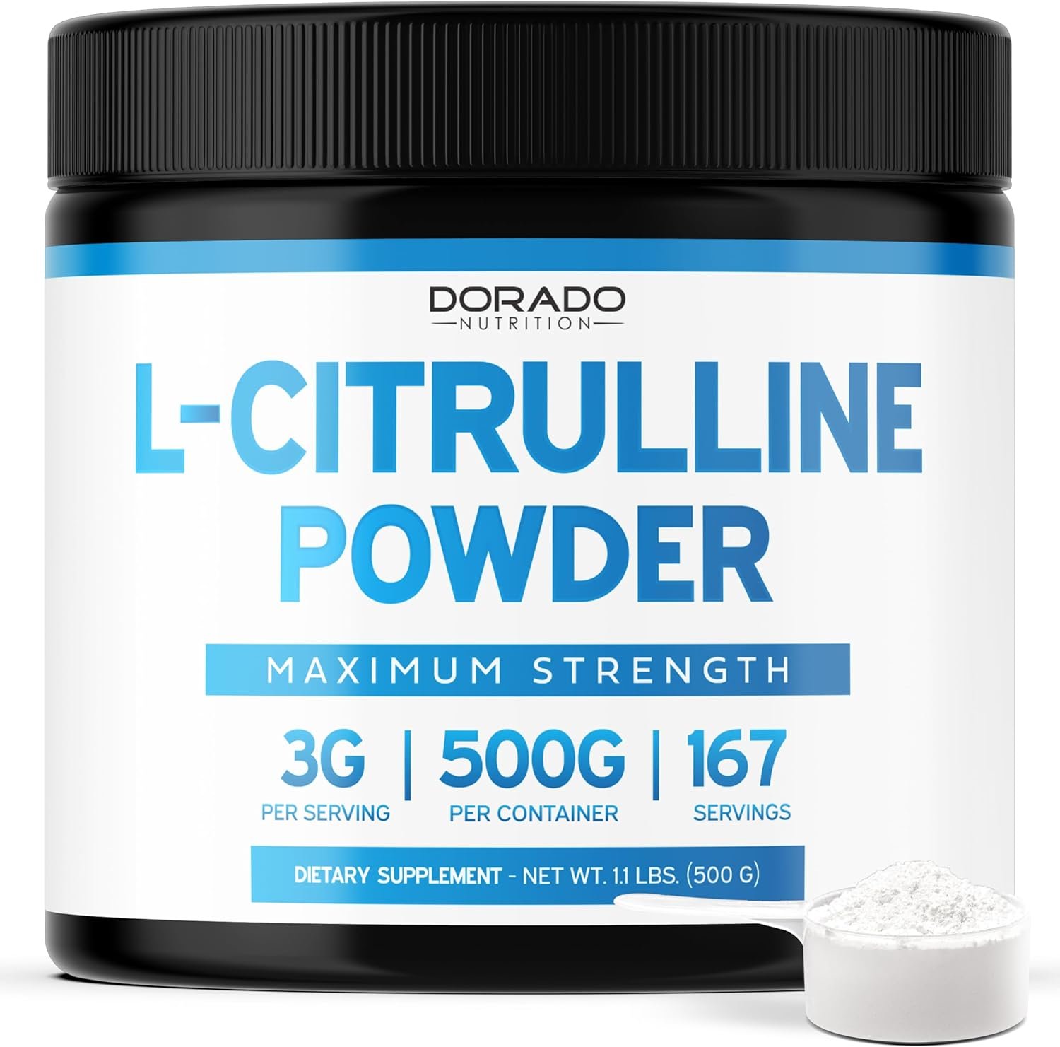 L Citrulline Powder Supplements (3g) Support L Arginine & Nitric Oxide Booster Powder – L-Citruline Supplements For Men & Women – Stamina , Endurance , Performance for Workouts – Vegan & USA Made