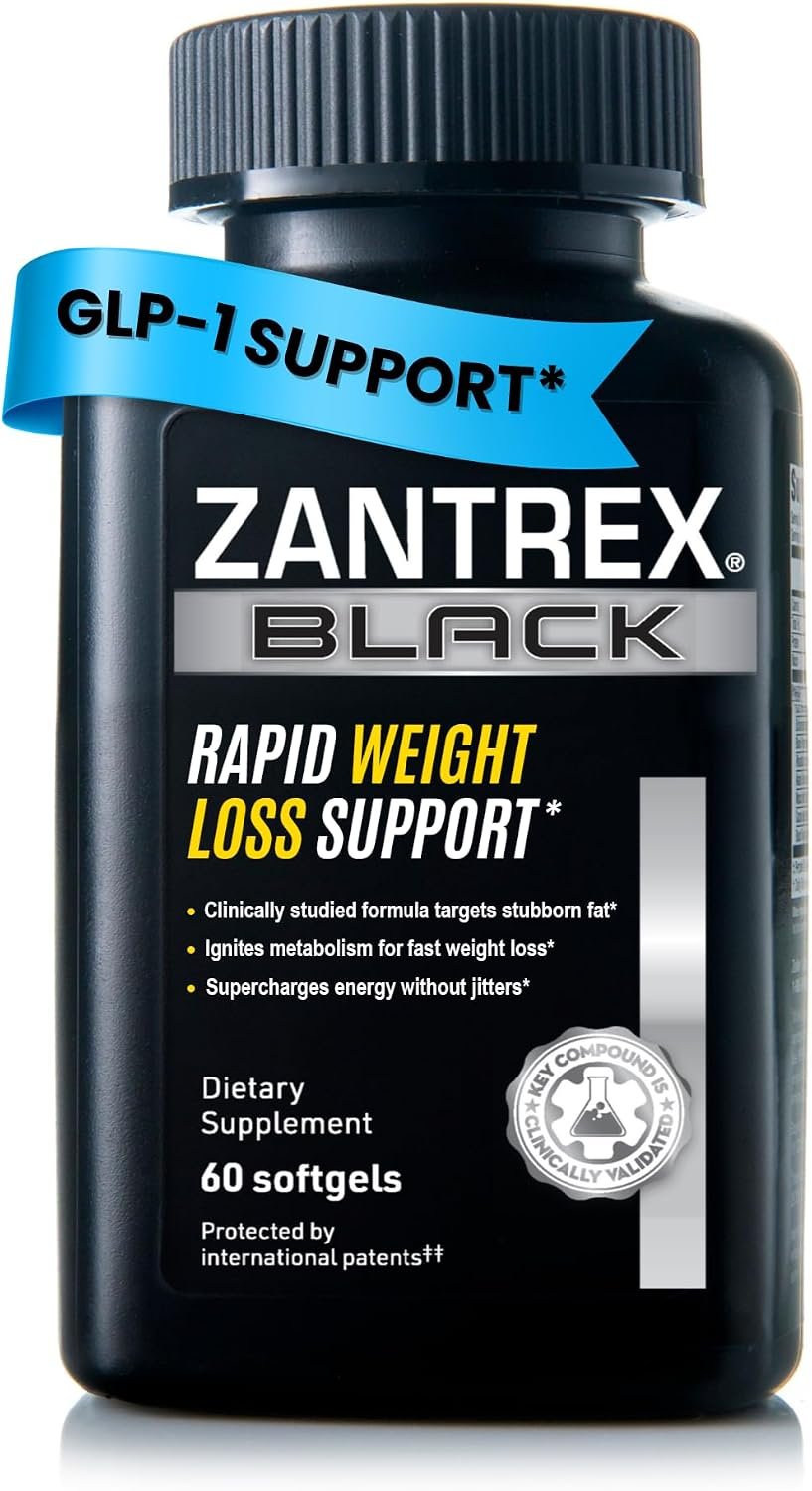 Zantrex Weight Loss Pills for Women & Men, GLP-1 Metabolism Support, 60 Ct