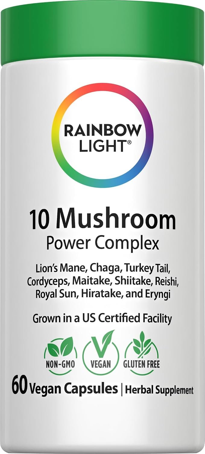 Rainbow Light Mushroom Complex Supplement | 60 Capsules