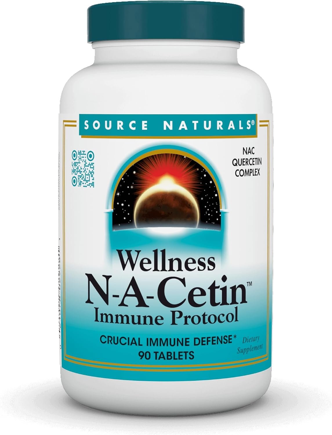 Source Naturals Wellness N-A-Cetin Immune Protocol, 90 Tablets