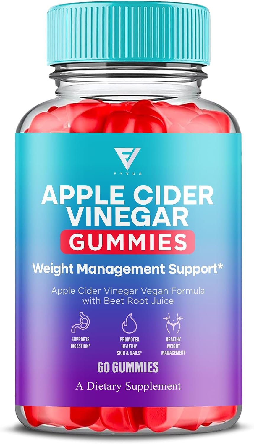 Apple Cider Vinegar Gummies Supplement (1 Pack – 60 Gummies)