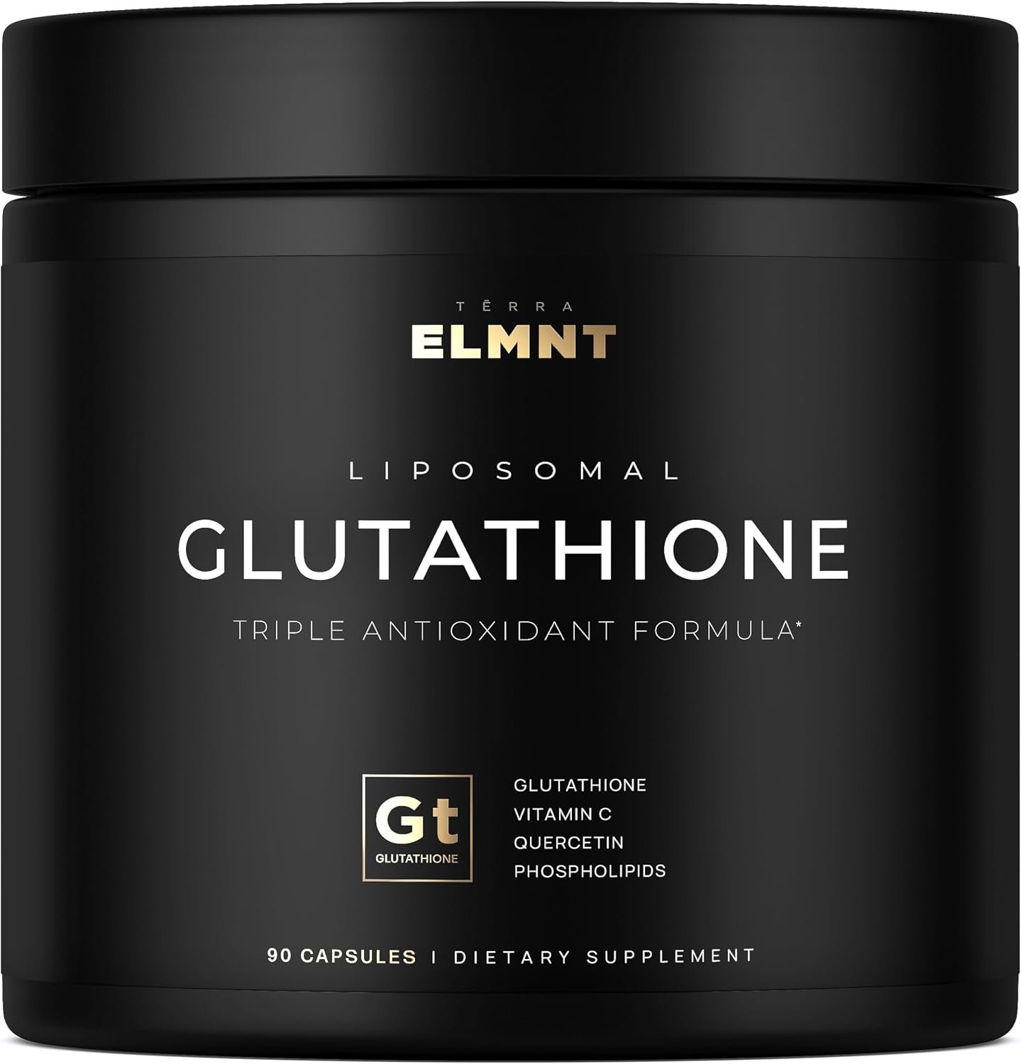 2150mg Super Liposomal Glutathione Supplement w. Vitamin C, Quercetin & Pure L Glutathione 2000mg Triple Action Formula Glutathione Liposomal Supplement w. Phospholipid Layer – 90 Pills, Non-GMO
