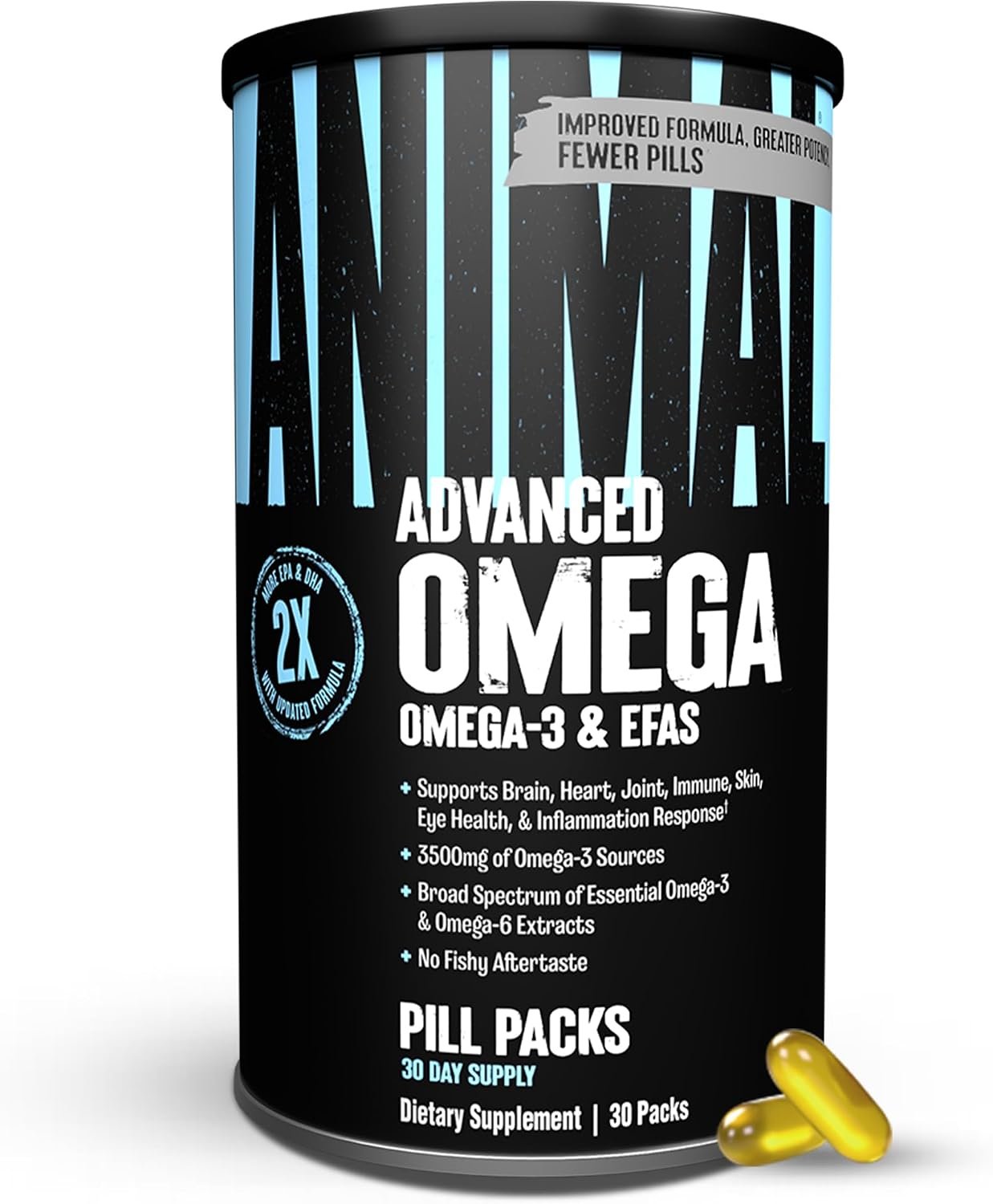 Animal Advanced Omega 3 Fish Oil Supplement for Men & Women | 30 Pill Packs