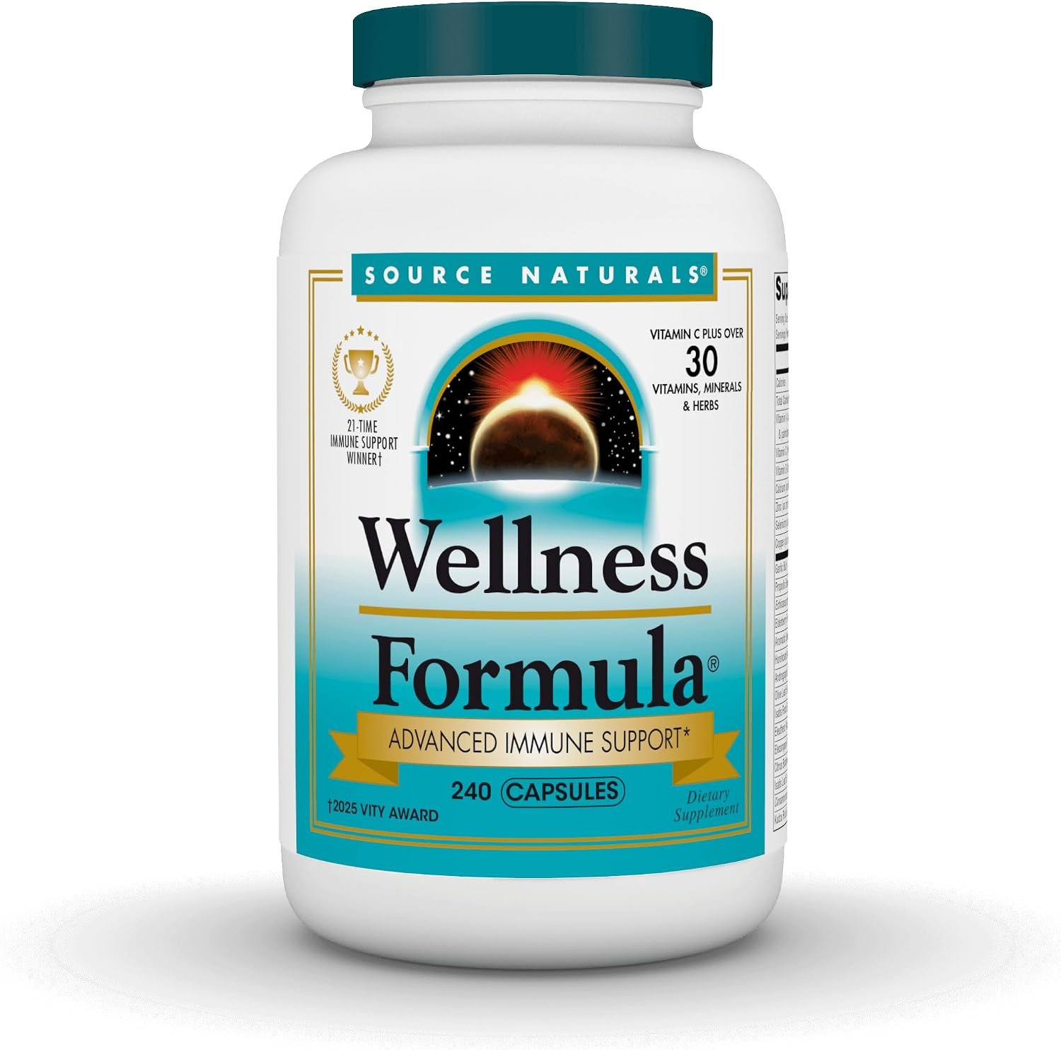 Source Naturals Wellness Formula, Advanced Immune Support – 240 Capsules