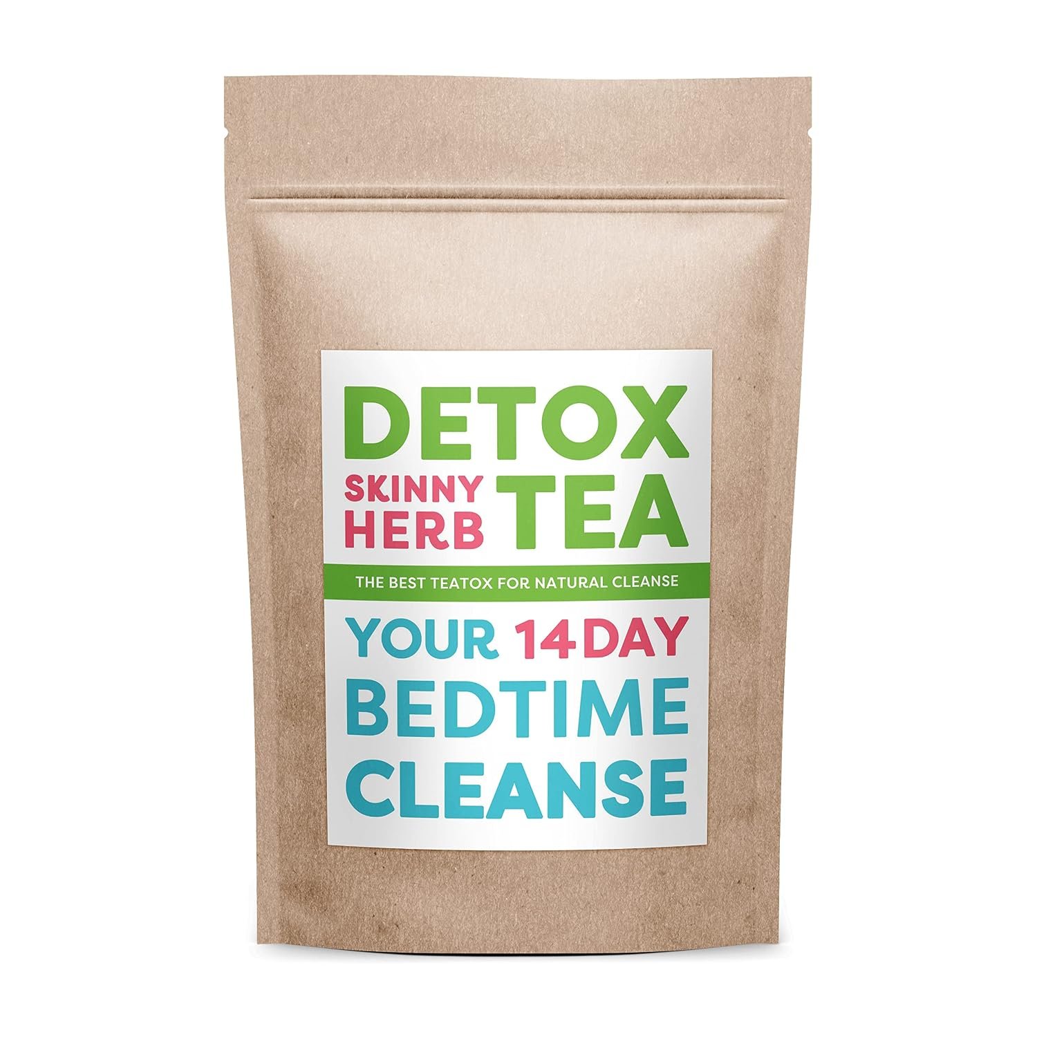 14 Days Bedtime Cleanse: Detox Skinny Herb – Effective Detox and Support Tea, 100% Natural