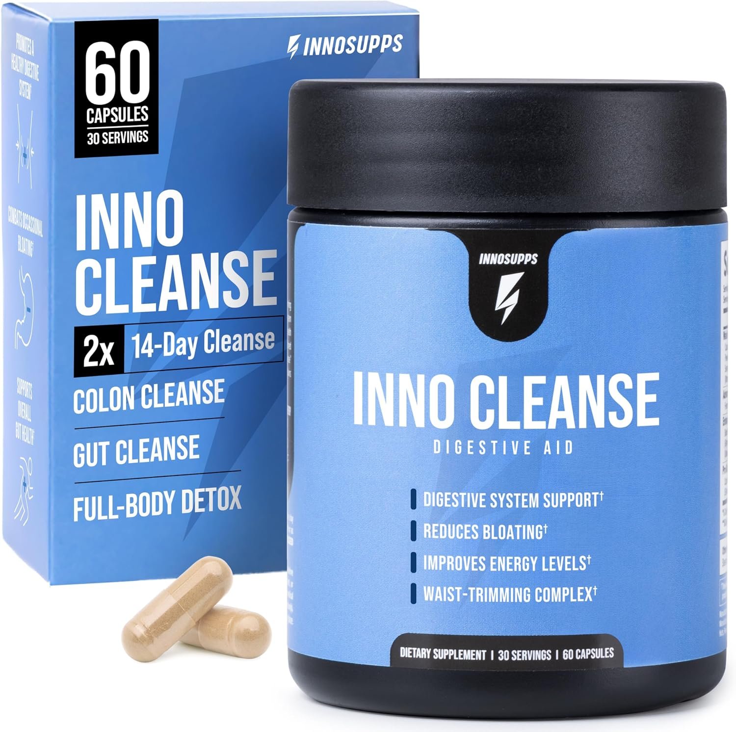 InnoSupps Inno Cleanse 2X 14 Day Colon Cleanse & Detox Flush, 4 Week Supply